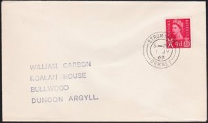 GB SCOTLAND 1969 cover STROMNESS / ORKNEY..................................A8518