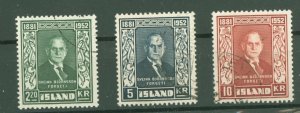 Iceland #275-277 Used