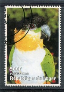 Niger 23.07.1998 EXOTIC BIRD PARROT 1 value Fine Used VF