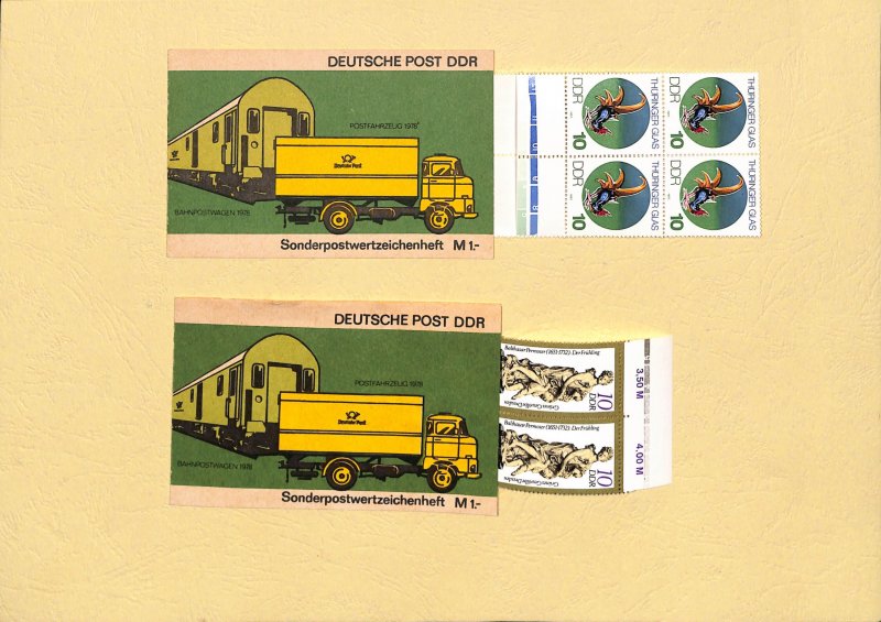 DDR East Germany MNH complete stamp booklets, m8