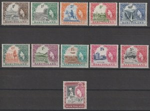 BASUTOLAND 1954 SG 43/54 MINT Cat £110