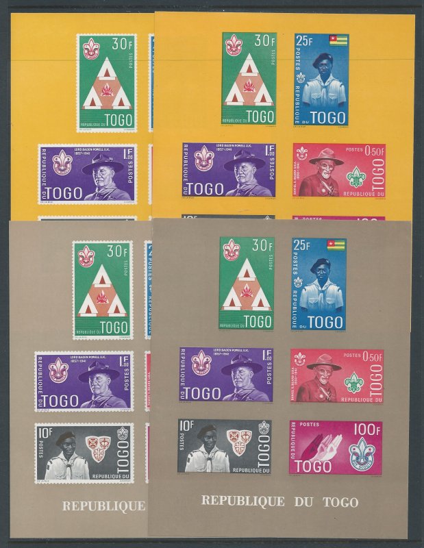 Togo #406 a NH Boy Scouts (4 SS)