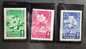 Stamp Europe Finland 1950 SP83 B101-103 MNH