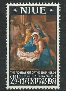 Niue # 120 Christmas 1967   (1) Mint NH