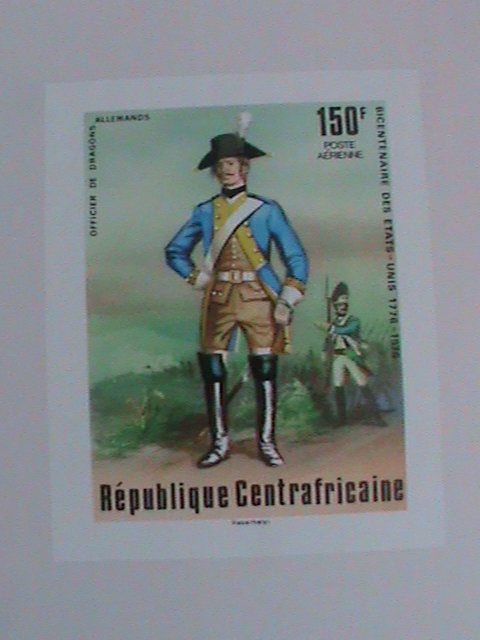 ​CENTRAL AFRICAN STAMP:1976-SC#C144 BI-CENTENARY OF AMERICAN REVOLUTION S/S #5