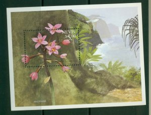 Nevis #1151 (1999 orchid sheet) VFMNH CV $4.00