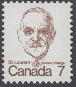 Canada - #592 Louis St. Laurent, DF Paper - MNH