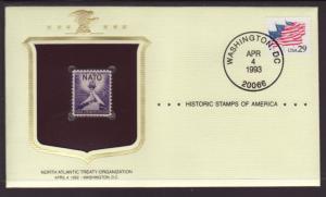 US NATO Historic Stamp Cover BIN