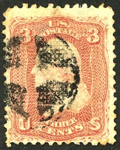 U.S. #65A USED CREASES THIN