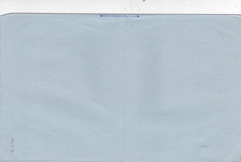 GB 1958 6d Air letter Edinburgh-Port Nelson New Zealand VGC