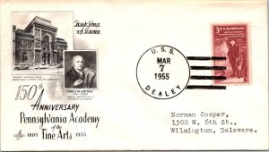 USS Dealey - 3.7.1955 - 150th Anniv Pennsylvania Academy of Fine Arts - F45830
