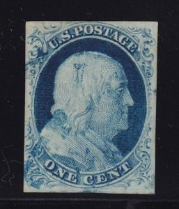 9 VF-XF used neat light Blue cancel with nice color ! see pic !