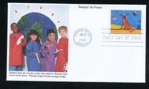 US 3417 Stamping the Future - Young UA Mystic cachet FDC