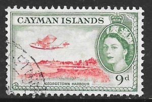 Cayman Islands 144: 9p George Town harbor, used, F-VF