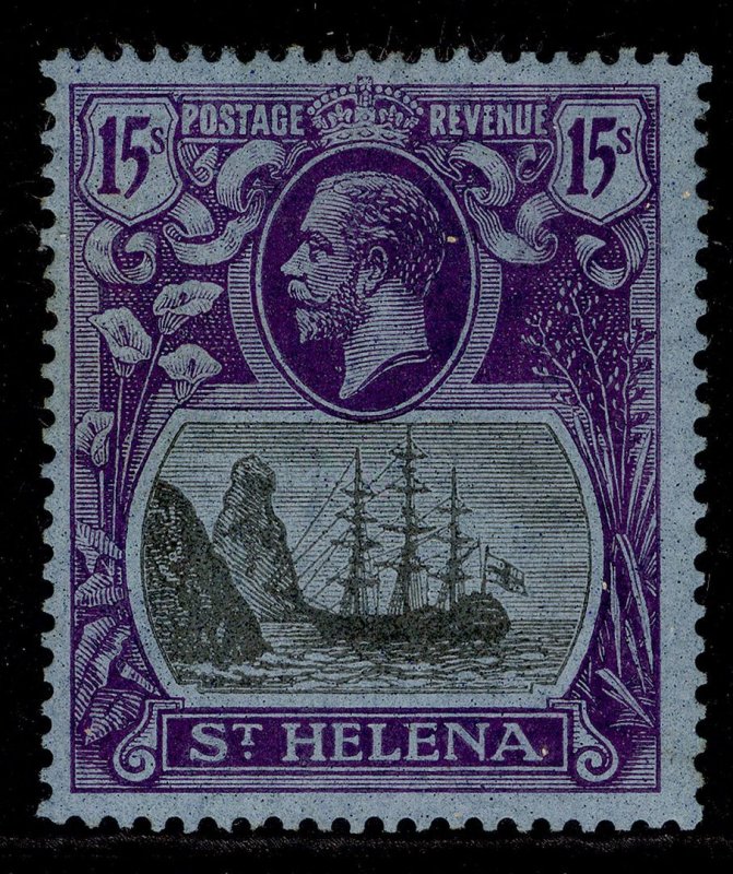 ST. HELENA GV SG113, 15s grey & purple/blue, M MINT. Cat £1100.