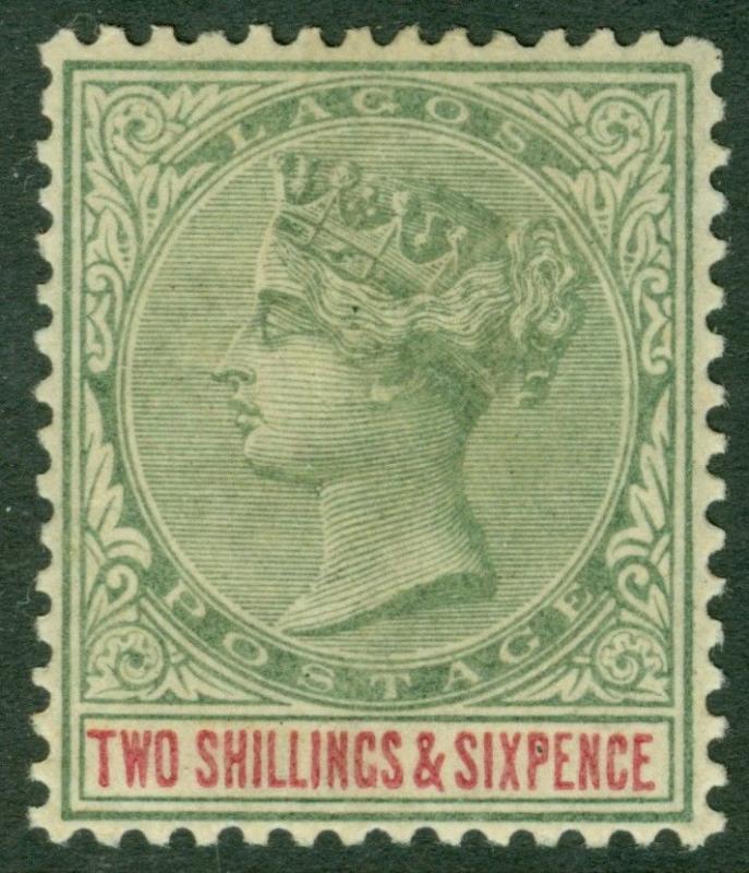 EDW1949SELL : LAGOS 1887 Scott #38 Very Fine, Mint OG. Fresh & Choice. Cat $120. 