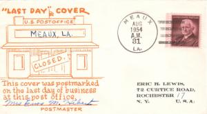 Meaux LA Post Office Last Day - Eric Lewis Cover