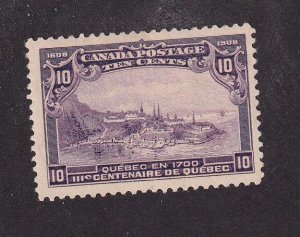 CANADA # 101 VF-MH 10cts QUEBEC ISSUE CAT VALUE $300 CHEAP START AT 20%