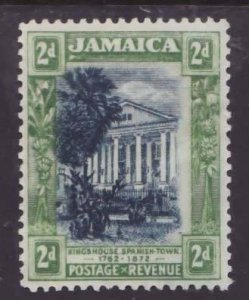 Jamaica-Sc#91- id13-unused og LH 2p King's House-1921-3-