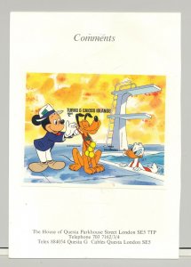 Turks & Caicos #619-628 Olympics, Disney 9v & 1v S/S Imperf Proofs