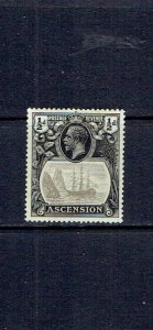 ASCENSION ISLAND - 1924 SEAL OF THE COLONY - SCOTT 10 - MH