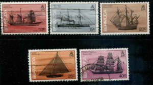 Bermuda SC# 485-90 Sailing Ships Used