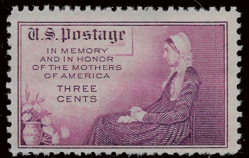 Sc 737  3¢ Whistler's Mother Single, MNH