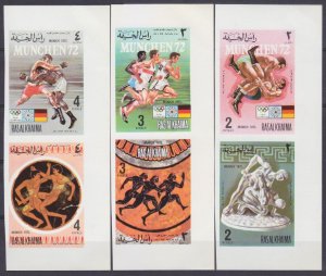 1972 Ras Al Khaimah 788b-793bPaar 1972 Olympic Games in Munich 20,00 €