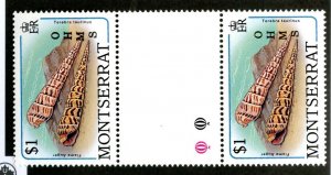 623 BCX Monserrat 1989 Scott # O-88 mnh** (Offers welcome)