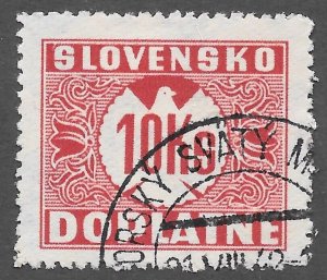 Slovakia (1941)  - Scott # J23.  Used 