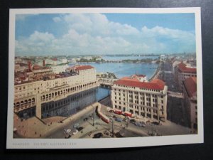 10727 Postcard Postcard HAMBURG THE THREE ALSTER BASINS-
