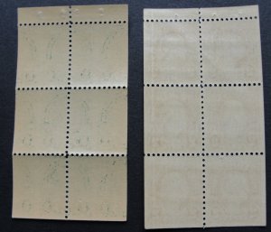 US Sc. #552a & 554c MNH OG