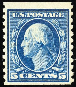US Stamps # 447 MLH VF