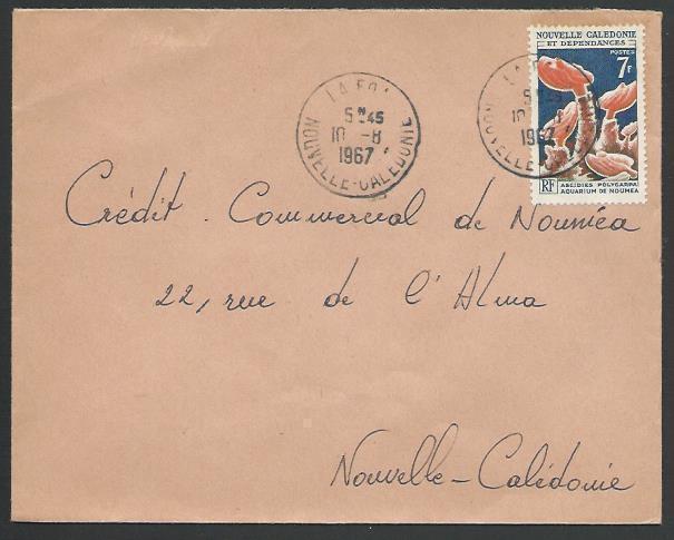 NEW CALEDONIA 1967 local cover LA FOA cds..................................10141