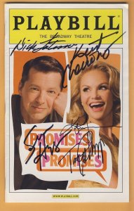 THEATRE CAST SIGNED PLAYBILL PROMISES PROMISES - SEAN HAYES KRISTIN CHENOWETH