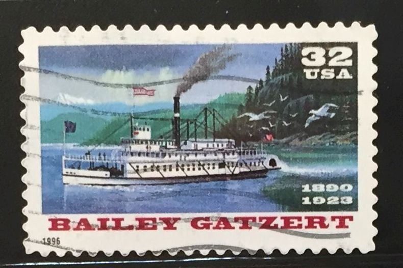 US #3095 Used F/VF - Bailey Gatzert Steamboat 32c