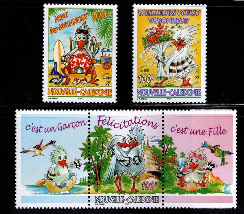 New Caledonia (NCE) Scott 866-868 MNH** stamp set