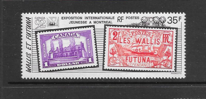 WALLIS & FUTUNA  #422  CANADA '92 EXPOSITION   MNH