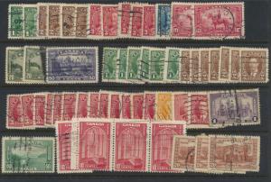 Canada selection x 50  - SG 341 range through to 367  mixed condition see scan