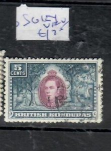 BRITISH HONDURAS KGVI 5C    SG 154    VFU    P0429H