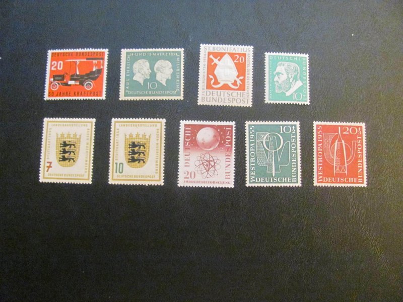 GERMANY  MNH 1954-1955  SETS (130)