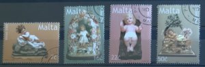 MALTA 2004 XMAS SET SG1397/1400 FINE USED