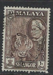 Malaya-Selangor 107 Used 1957 issue (ap7102)