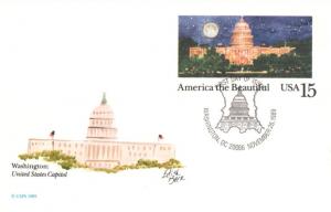 #UX138 US Capitol Beck FDC