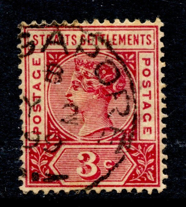 Straits Settlements Stamp #84  USED FU SINGLE