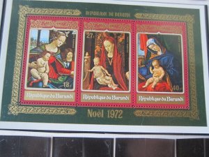 Burundi 1972 Sc C167a Christmas Religion MNH