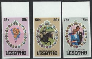 Lesotho Scott 371-374 MNH! Imperforate!