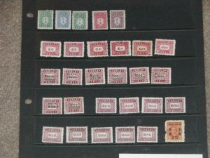 China, Postage Due 1943-49, mint hinged