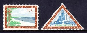 Netherlands Antilles - Scott #233-234 - MH - SCV $7.00