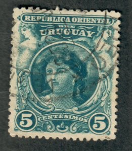 Uruguay #154 used Single